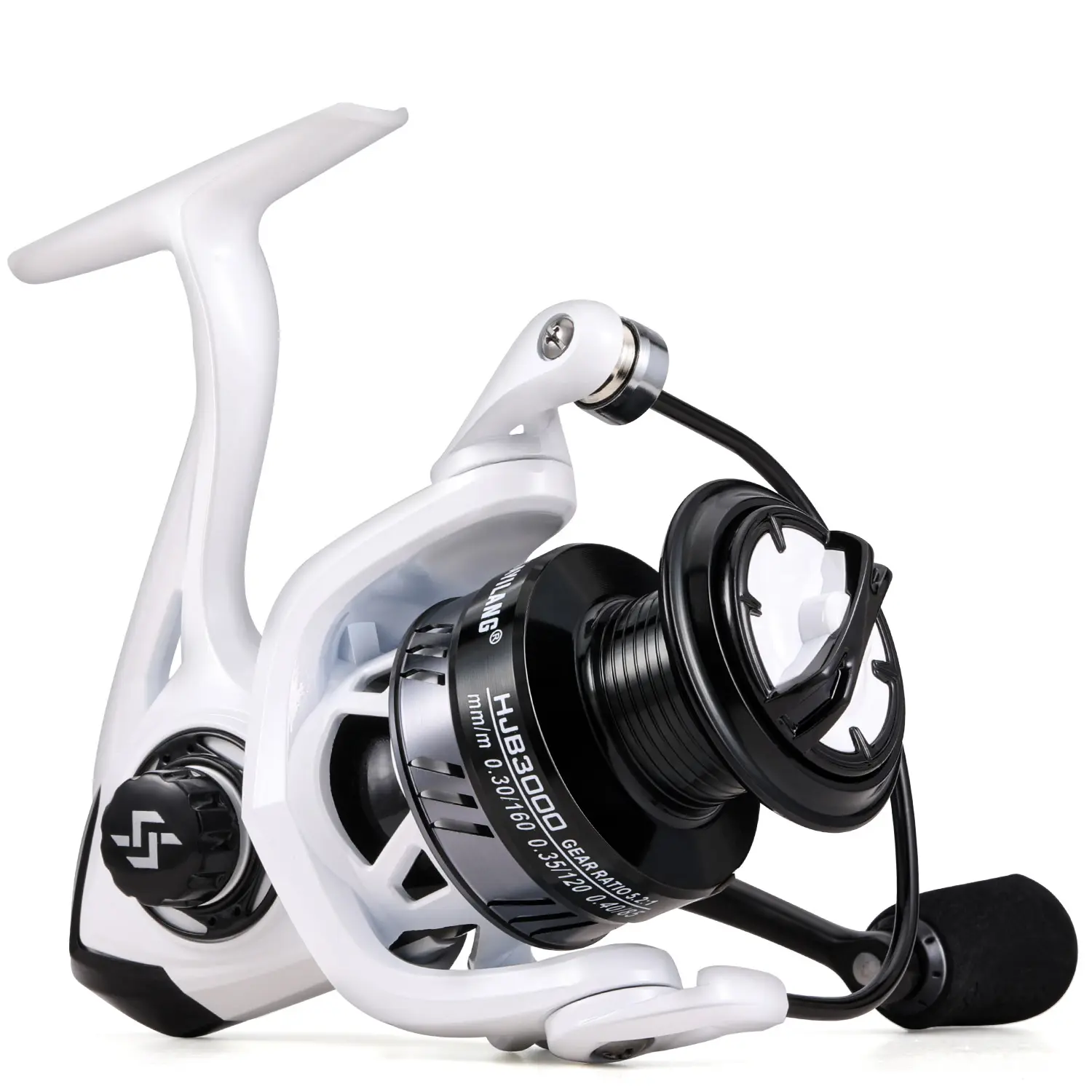 Sougayilang Ultralight Spinning Fishing Reel Set, 5.2:1 High-Speed Gear Ratio, Versatile for Saltwater & Freshwater Fishing, Outdoor Sports Equipment, Spinning Rod Reel