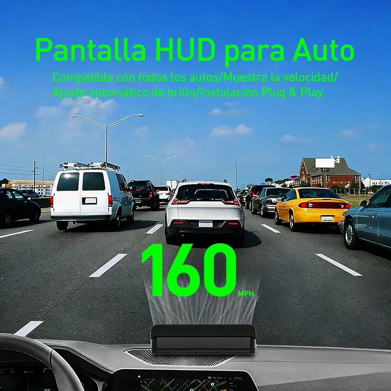 Head-up Display Car GPS Digital Speedometer Car Truck Motorcycle Head-up Display Odometer HUD MPH Car Tool Accessories