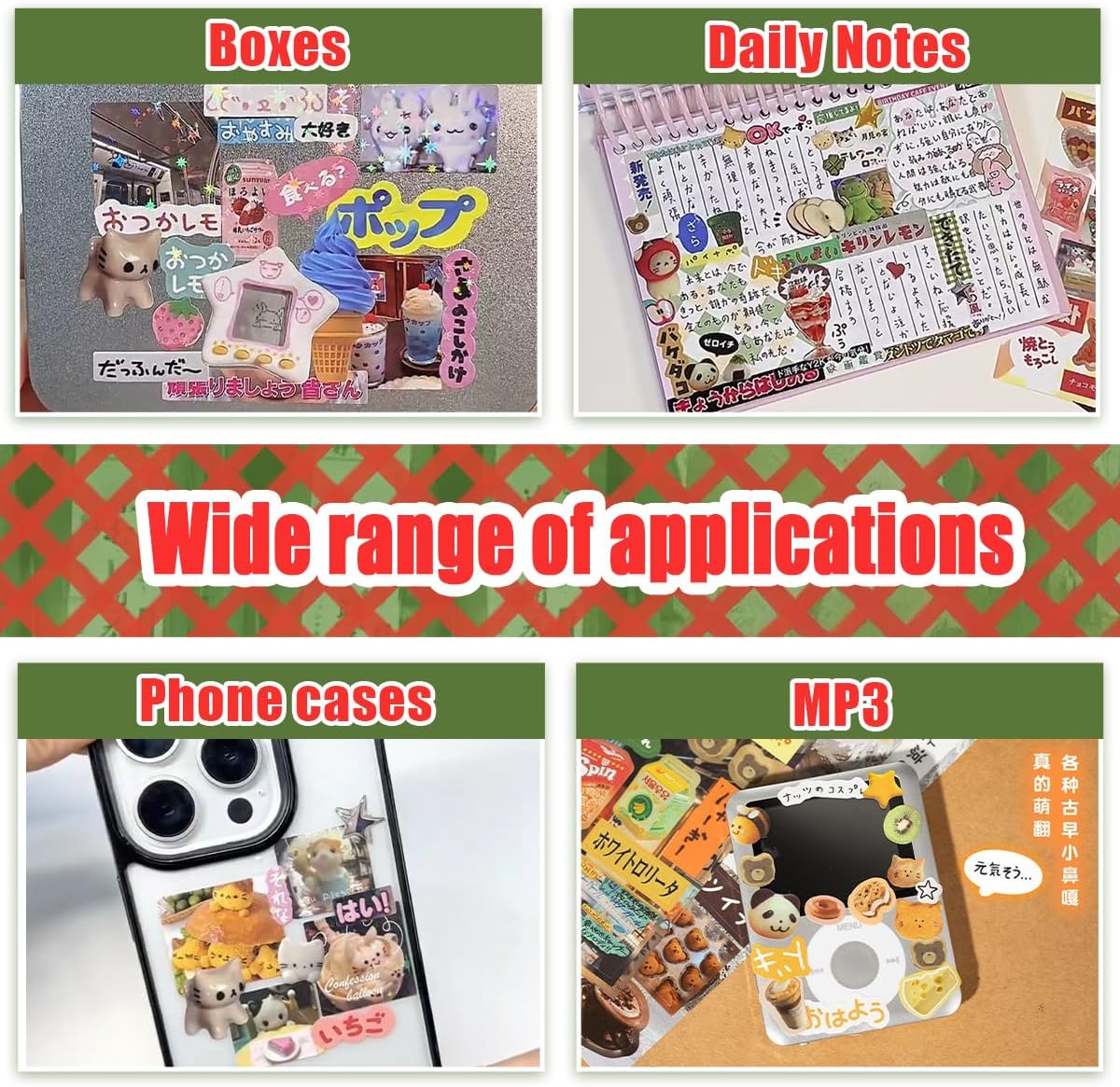 Cute Kawaii Sticker Book 800+ PCS – Japanese Heisei Retro Manga Style, 45 Sheets Aesthetic Stickers for Journaling, Cozy Scrapbook Supplies & DIY Crafts