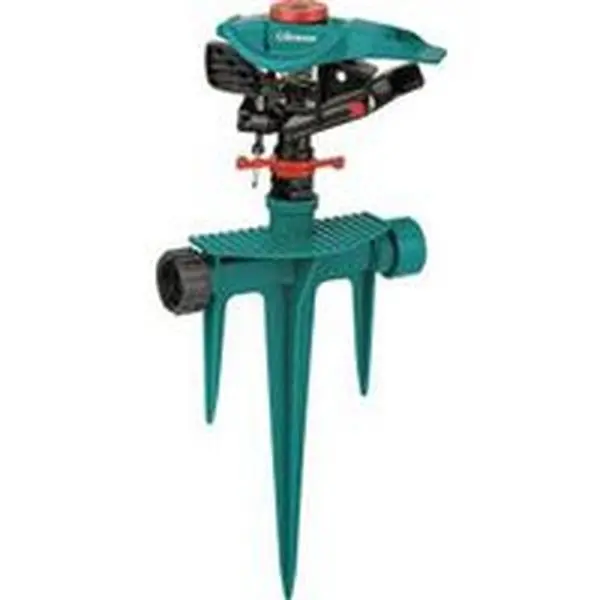 Gilmour Mfg Poly Triple Spike Sprinkler, Outdoor Watering Tool for Lawns, Irrigates Large Areas, Model 200GMSP