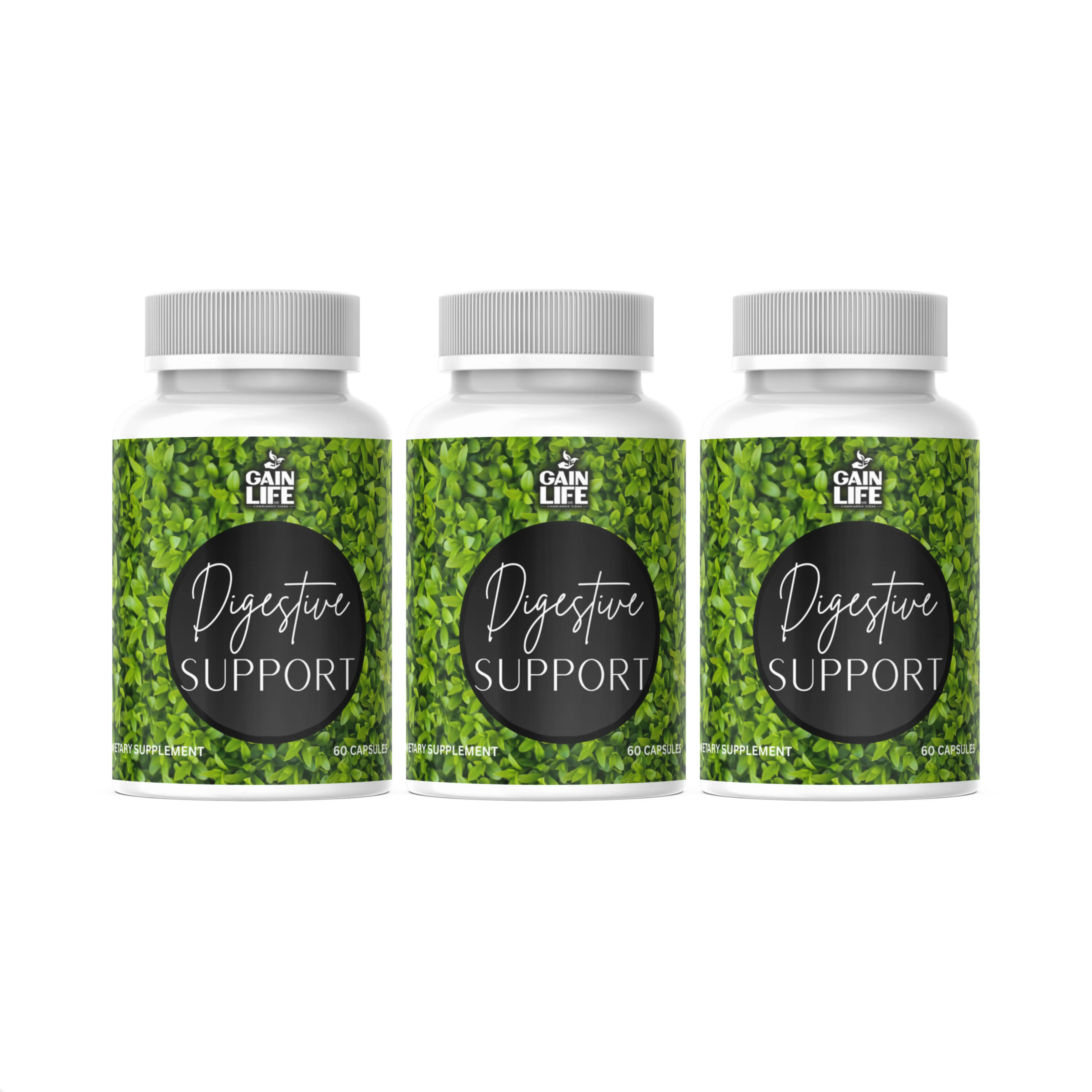 Gain Life 3 Digetive Support Vitamin 60 Capsules Dietary Supplement