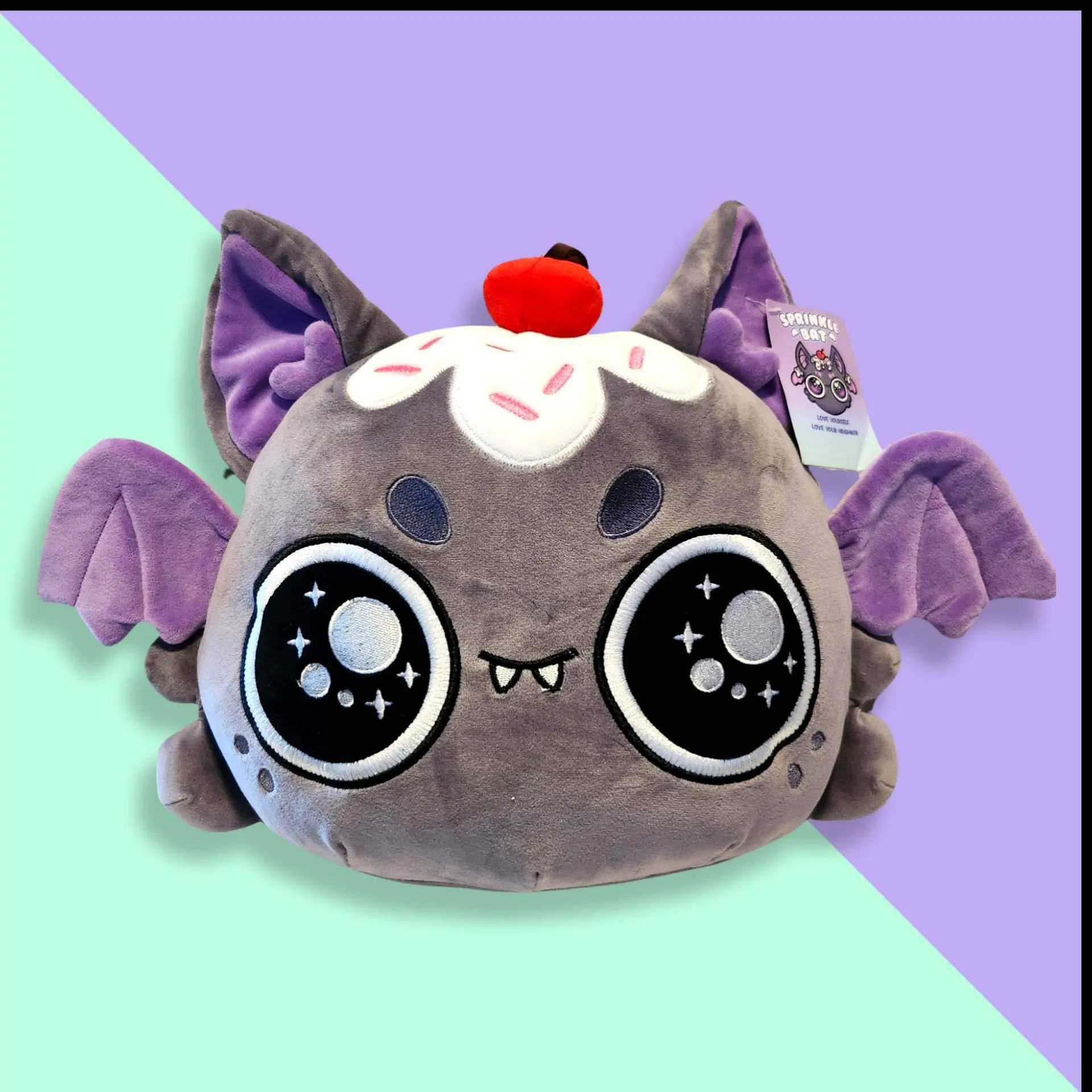 Sprinkle Bat 12" Mallow Soft Plush Large, Soft, Art Toy Original collectible