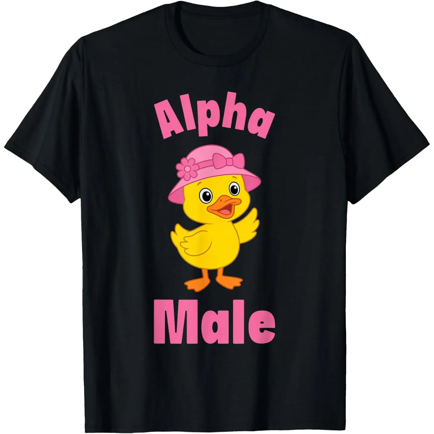 100%cotton Alpha Male Funny Duck T-Shirt
