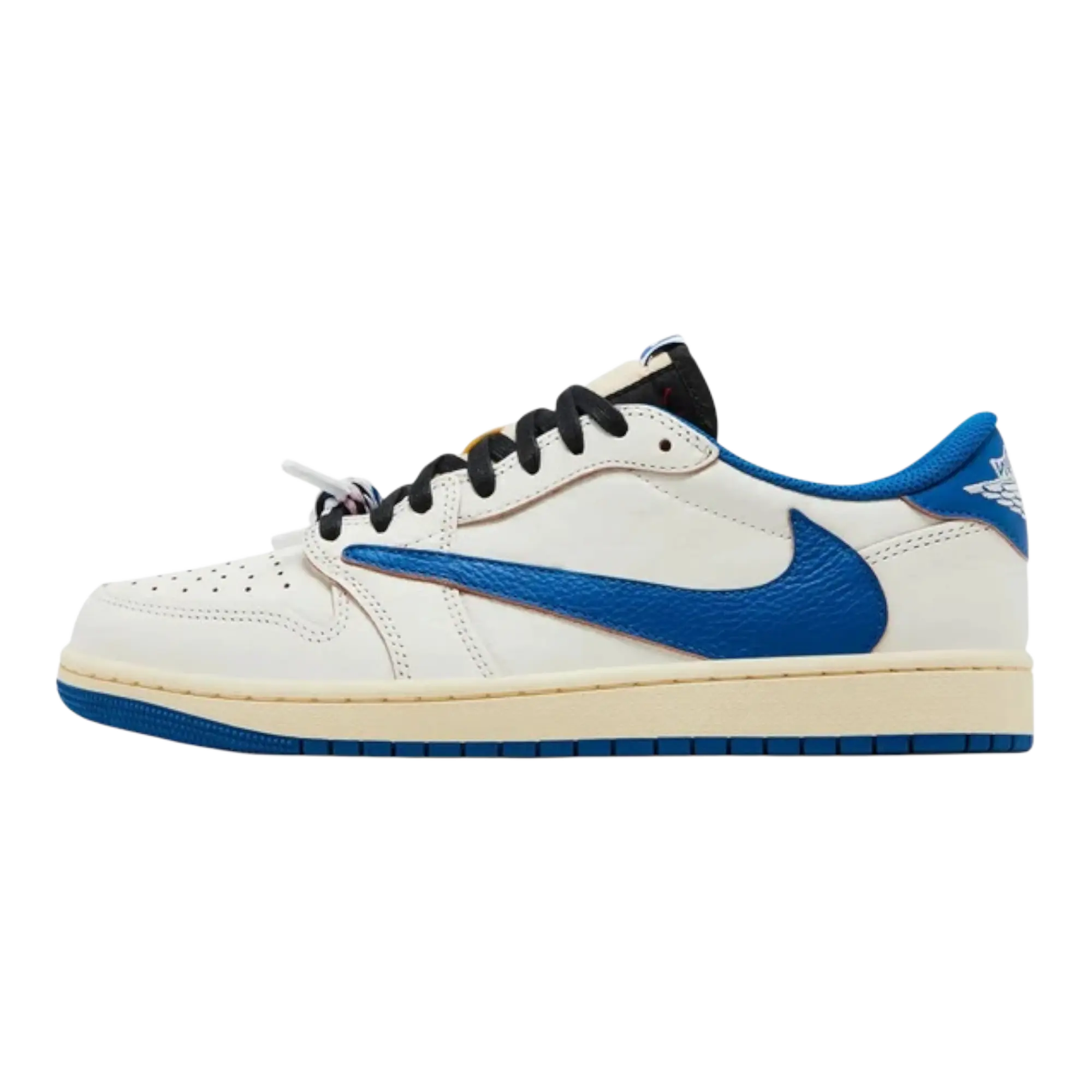 1276560 Jordan 1 Retro Low OG SP Fragment x Travis Scott Sail Military Blue