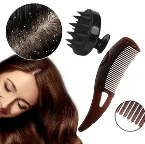 Scalp MassageComb,Manual Portable Hair Care Comb,HeadRelaxationMassage Tool, Hair Massager,Hair CareProducts,Scalp SpaTreatment,Valentine's Day Gift, HairStyling Tools, straightTooth Comb