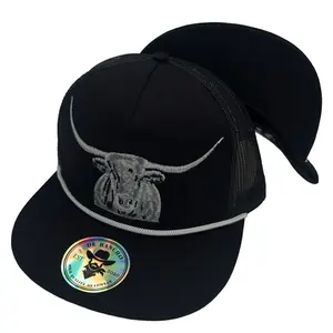 De Rancho Longhorn Hat (Black)