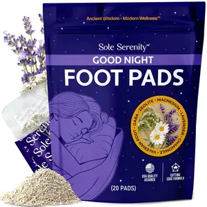 Sole Serenity Foot Pads – Overnight Self-Care Foot Patches with Zeolite & Botanical Ingredients | Relaxation & Night Routine