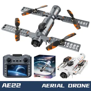 6K Camera Drone FPV RC Quadcopter Foldable  Screen Remote Dual Battery