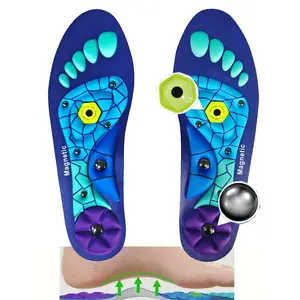 2026 Magnetic Insoles for All Day - Shock Absorbing Insoles for Men & Women, Plantar Fasciitis High Arch Support, 220+ lbs Capacity - Footwear Designer Parent Bedroom Shoe Comfort