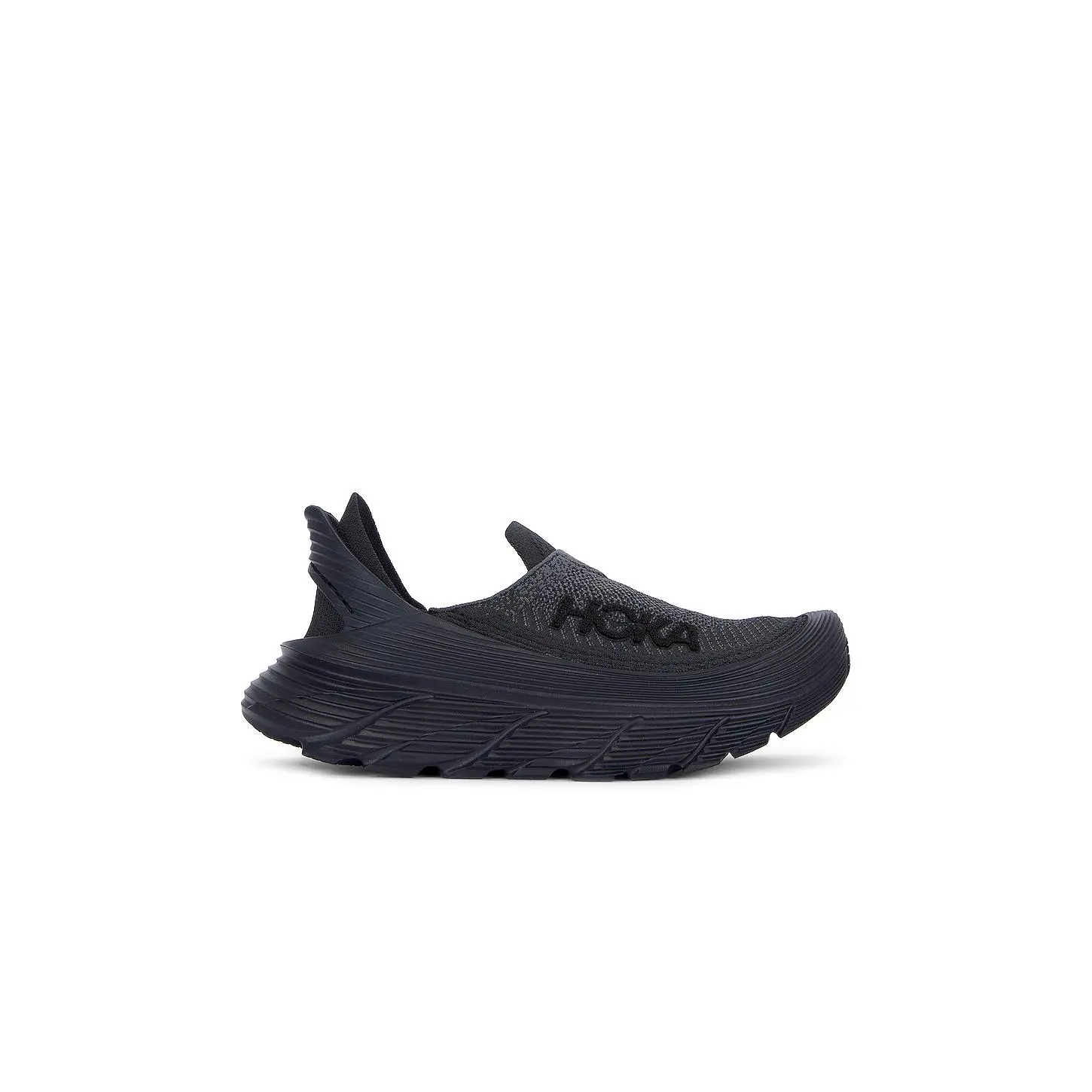 HOKA U Restore TC Sneaker in Black Unisex HOKA U Restore TC Sneaker in Black Unisex