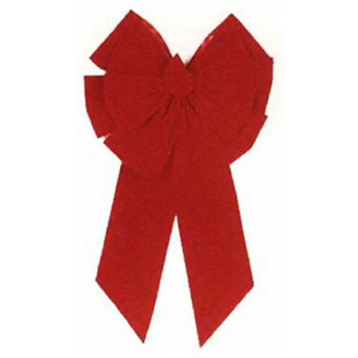212 MAIN 11-Loop Velvet Deluxe Bow - Red Pre-Bow Decoration, Office Stationery Supplies, Office Decoration, Elegant Gifts & Wrapping Accessory