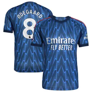 Odegaard 8 Navy Color AFC Style ss2526 Away Soccer Shirt, Odegaard Short Sleeve Away Edition Football Shirt