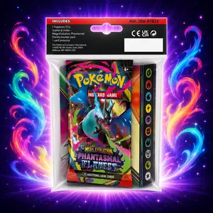 Pokemon ME2 Mega Evolution Phantasmal Flames Mini Portfolio | Mega Charizard X & Mega Gengar