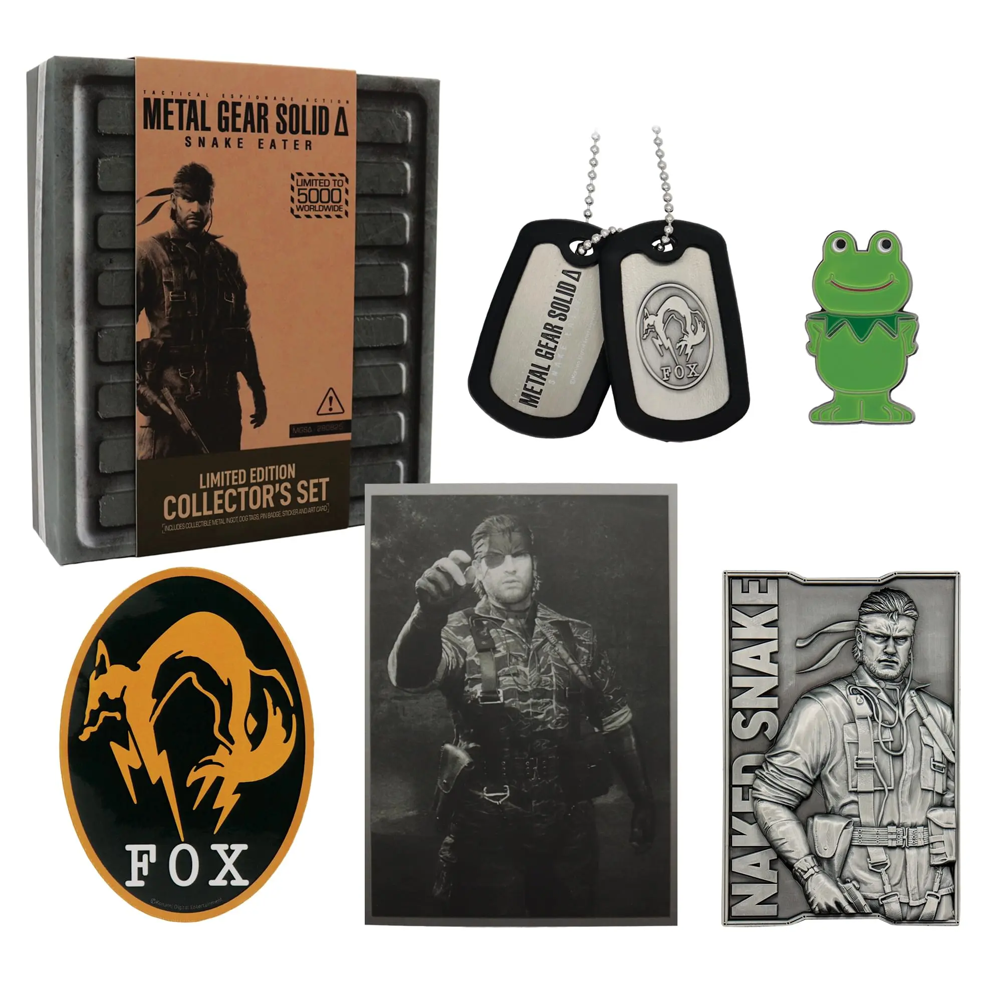 Metal Gear Solid Delta Snake Eater Limited Edition Collector’s Set, Collectibles for Adults (Note: Contains Small Parts)