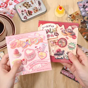 Food Themed Sticker Book, 30pcs/set Cute Food Pattern Sticker, DIY Decorative Sticker for Phone Case, Computer, Guitar, Bag, Water Cup, Scrapbook, Ornaments