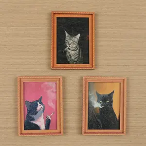 1 Pc Cute Cat Refrigerator Magnet, Adorable Fridge Magnet in 3 Styles, Home and Office Decor, Holiday Gift, Kitchen Supply and Birthday Present
