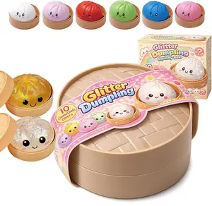 Shanfen Small Dumpling Stress Relief Squeezing Fun Toy Set