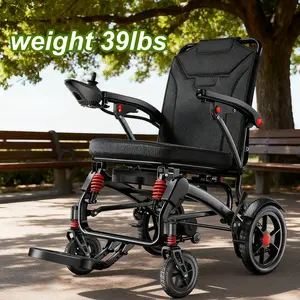39lbs,Ultimate Gift: Foldable Electric Wheelchair for Parents，Removable Battery Charging，Easy Left/Right Hand Setup，Christmas gifts,Black Friday limited-time specials
