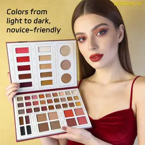 IGOODCO 52 color new shiny powder matte shiny powdersequins stage makeup color eye shadow plate EyeshadowCosmetic Highly Pigmented Palette Glitter Palette