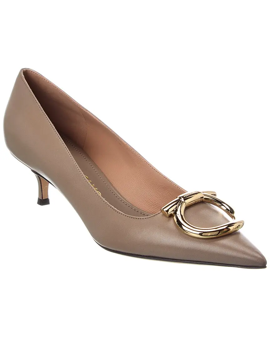 Ferragamo Lara Leather Pump