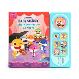 Baby Shark: Shark Orchestra Concert 7 Button Sound Book, Children's Sound Books, Interactive Learning Books For Toddlers, Learning & Education Toys, Baby Shark Gifts