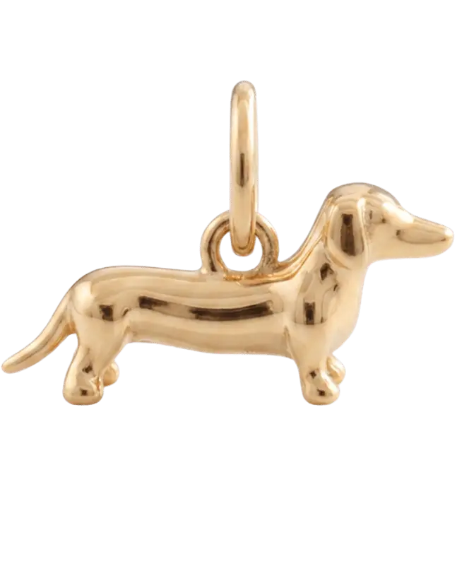 Dachshund Dog Charm Pendant
