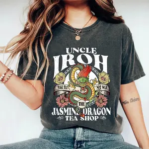 [Sale Up To 50%] Avatar The Last Airbender Shirt, Jasmine Dragon Tea House Shirt, Uncle Iroh Shirt, Graphic Streetwear T-shirt