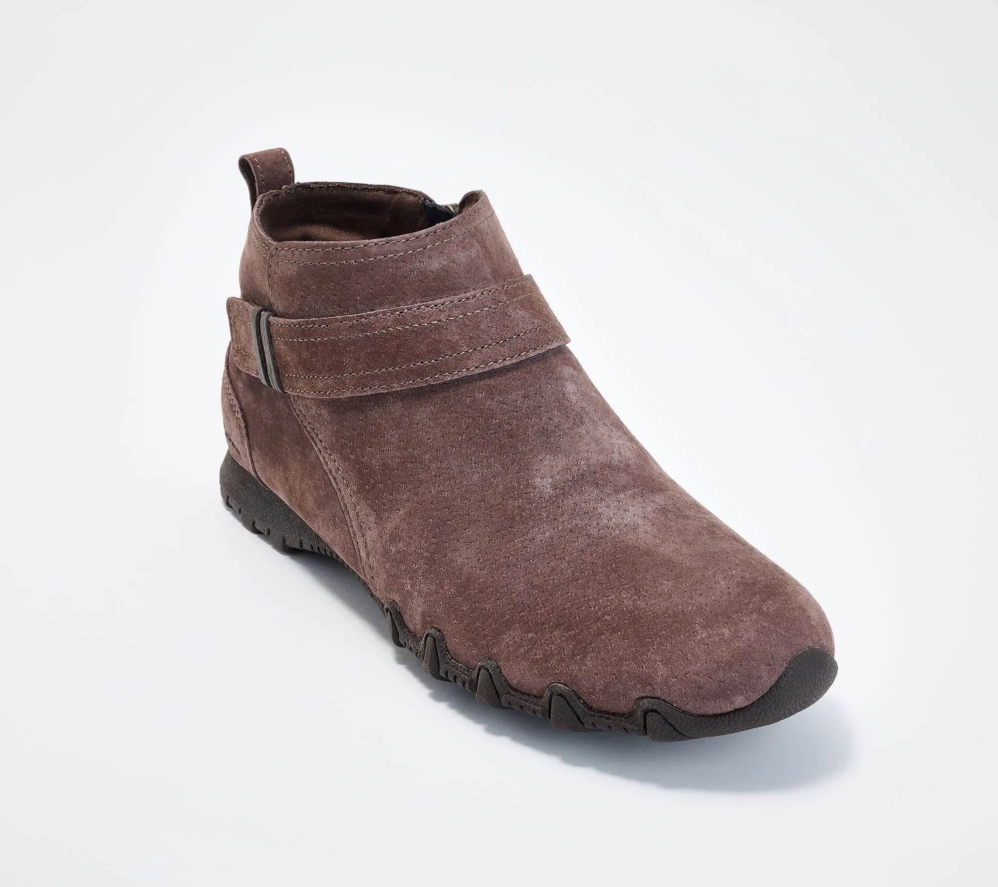 Skechers Bikers Lite Suede Side-Zip Booties Skechers Bikers Lite Suede Side-Zip Booties