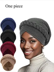 Women's Handwoven Hair Scarf Head Wrap, African Style Daily Hair Care Hat, Fashion Comfortable Design, Perfect for All Seasons, Turban
