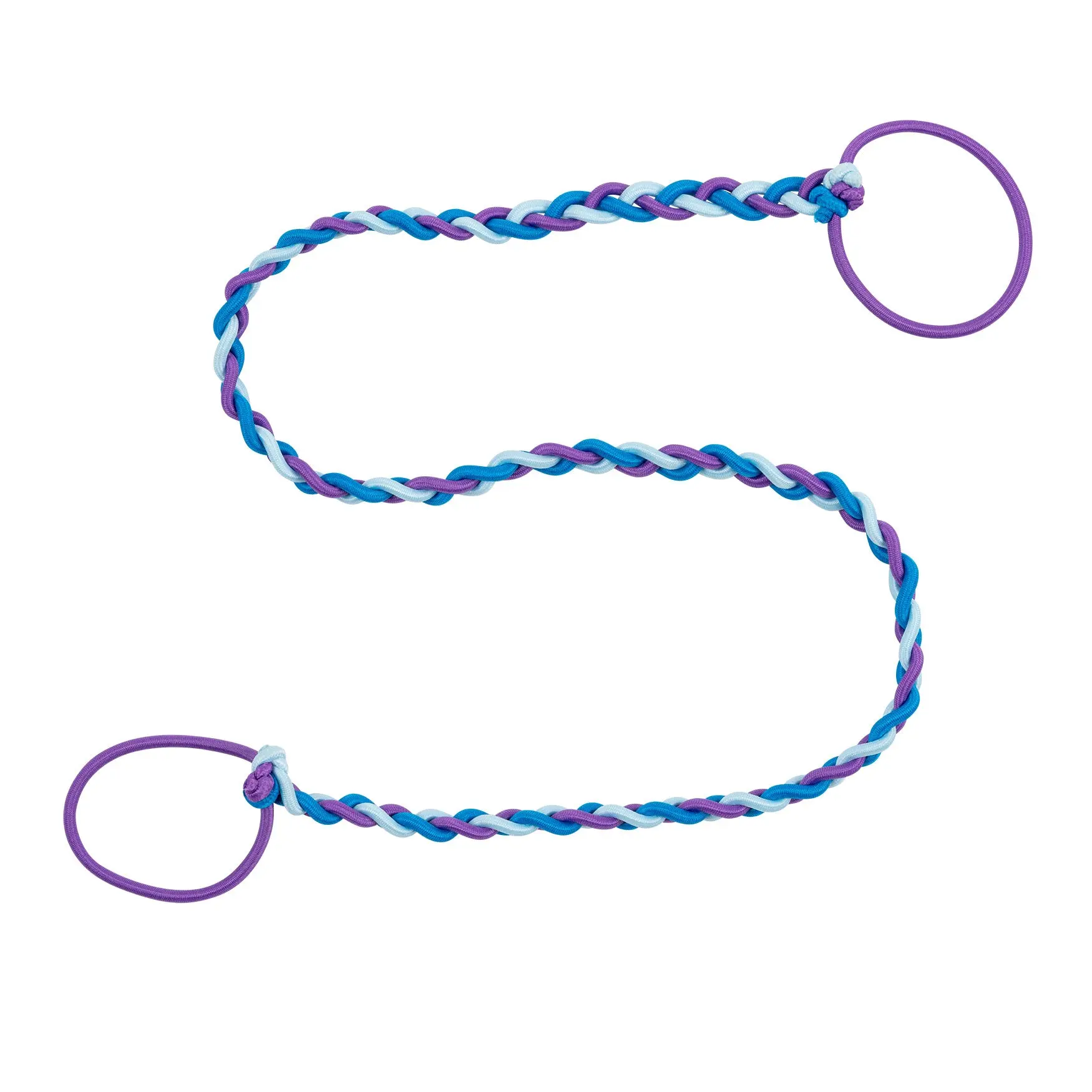 Rip Tie Soft Tangle-Free Hair Tie for Women, Nylon Hair Elastic, Colorful Hair Accessory - As Seen on Shark Tank - 1pc Rippled Water