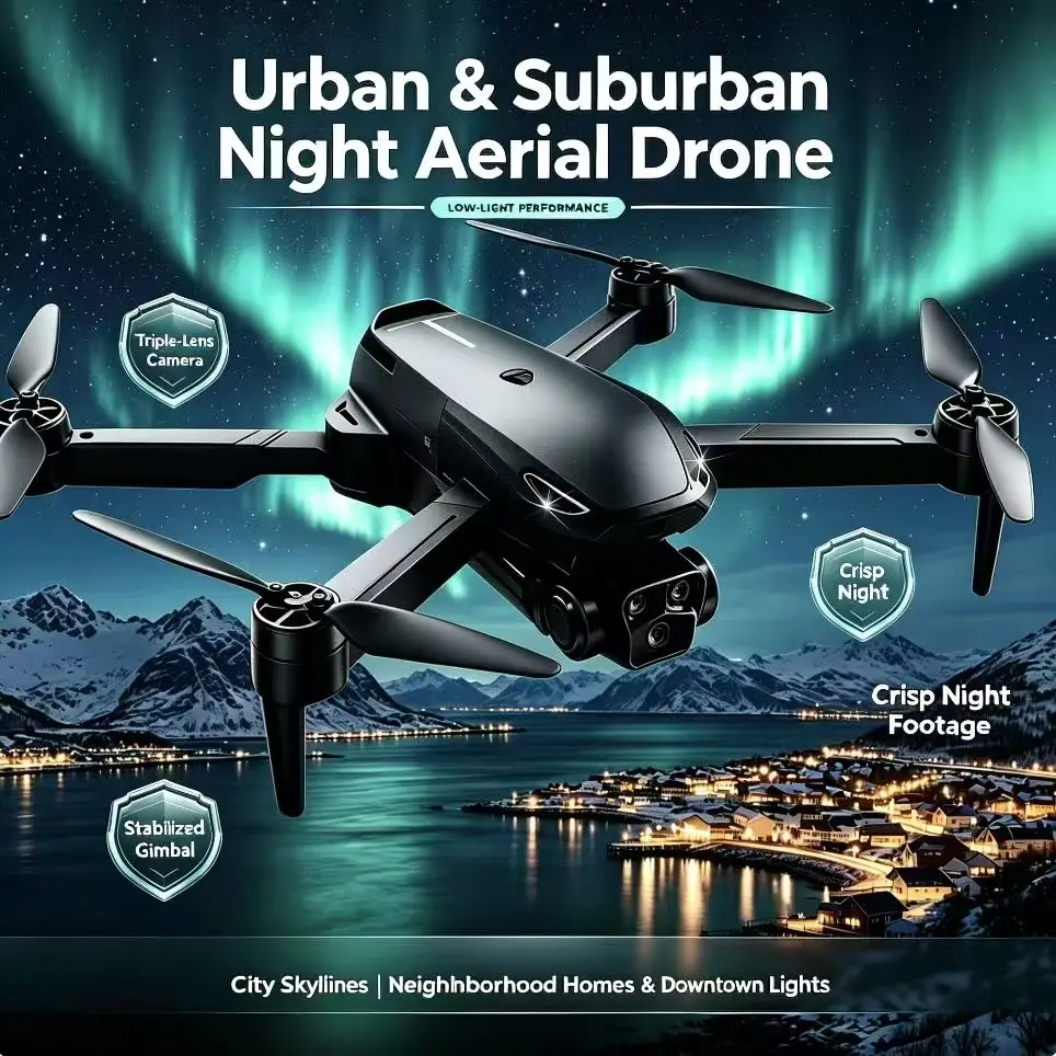 2026 M8 Pro Drone – 4K EIS Camera, GPS & 5G WiFi FPV, Brushless Motor, Optical Flow Hover, Smart Obstacle Avoidance, Auto Return, 360° Stunt Roll, Dual Batteries Included