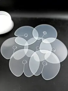 Single Hole Heat Shield for Hair Extensions, Heat Protection, Fusion Glue Protector, Fusion Glue Guard, Scalp Heat Insulation Pad, Scalp Safety, Hair Extension Tool, Attachment, Clear