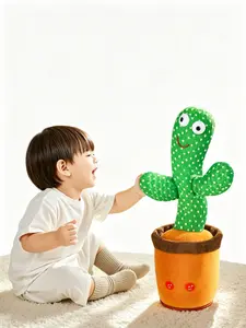 Father’s Day Talking Cactus Toy, Interactive Toys Dancing Cactus Toy Mimicking Repeating What You Say, Toddler Infant Baby Toys Gifts for 6 7 8 9 10 Month Old Baby Toys for 1 2 3 Year Old Boy Girl squishy series
