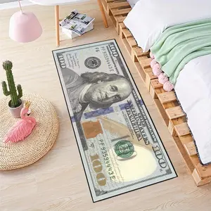 Dollar Pattern Carpet, 1 Count Non-slip Soft Floor Mat, Washable Area Rug, Decorative Rug for Home Living Room Bedroom Study Room
