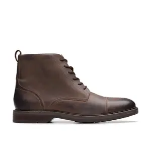 Clarks Mens Aldwin Cap Ankle Boots