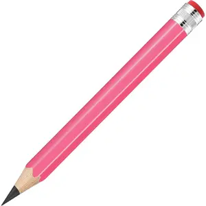 13 inch Wooden Jumbo Pencils for Prop Giant Big Novelty Wood Pencil with Eraser for Fun Decor, School Projects, Party Favors, and Unique Gifts (Pink)