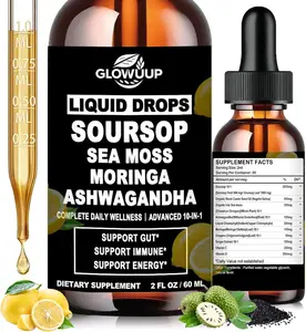 Lymphatic Drainage Drops 6000mg Herbal Supplement for Immune Support Detox and Lymph System Health with Echinacea Dandelion Burdock Bromelain Turmeric Liquid Drops for Men Women Daily Wellness