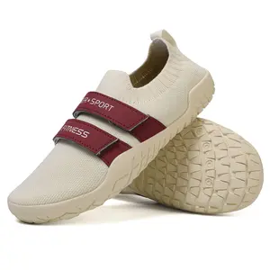Fashionable Unisex Velcro Sports Shoes - Comfortable and Breathable Sneakers Perfect for Weightlifting, Squats, and Everyday Gym Performance, Designed for Optimal Comfort During All Your Training Sessions