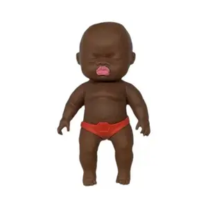 Natasha Black Girl Hand Fidget Toy, Soft Stress Relief Squeeze Toy for Kids and Adults, Cute Squishy Gift
