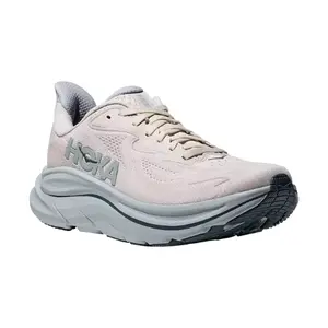 Hoka Women's Clifton 10 Wide Grout/Blue