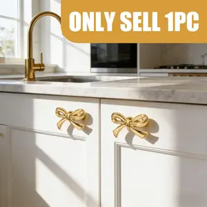 Bow Cabinet Handles & Drawer Pulls, Elegant Vintage Style Decorative Hardware, Perfect for Dresser, Wardrobe, Shoe Cabinet