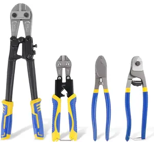 4 count Bolt  Pliers Sets, Heavy Duty Bolt Cutters, 14" Bolt  and 8" Wire  , Mini 8" Bolt , 8"   for  Locks, Steel Wire, Barbed Wire, Chains