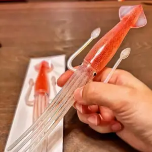 Squid Shaped Noodle Fork, 1 Count Heat-resistant Silicone Pasta Fork, Cute Cooking Tool, Multi-purpose Fork for Ramen/Pasta/Salad, Home Kitchen Use, Utensils, Kitchenware