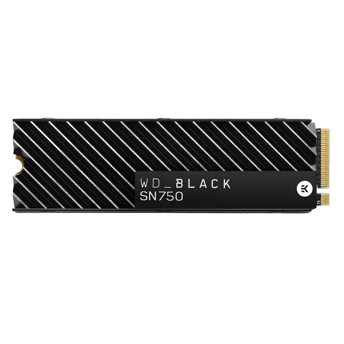 WD _BLACK SN750 2TB NVMe M.2 Internal Gaming SSD with Heatsink