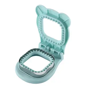 Sandwich Cutter & Sealer | Fun Lunch Tool for Kids & Adults / Sandwich Cutter and Sealer Flip Sandwich Cutting Tool for Kids Lunch Stainless Steel Blade Circular Sandwich Bread Toast Mold