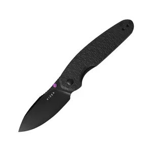 Kizer EDC Nitro-V Black Aluminum Handle Thumb Stud Open V3730A2