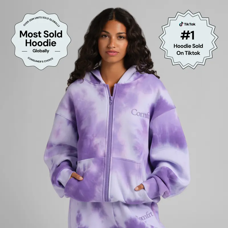 LAIWANG Men's Color Block Hoodie-Claret Camouflage-Full Zip