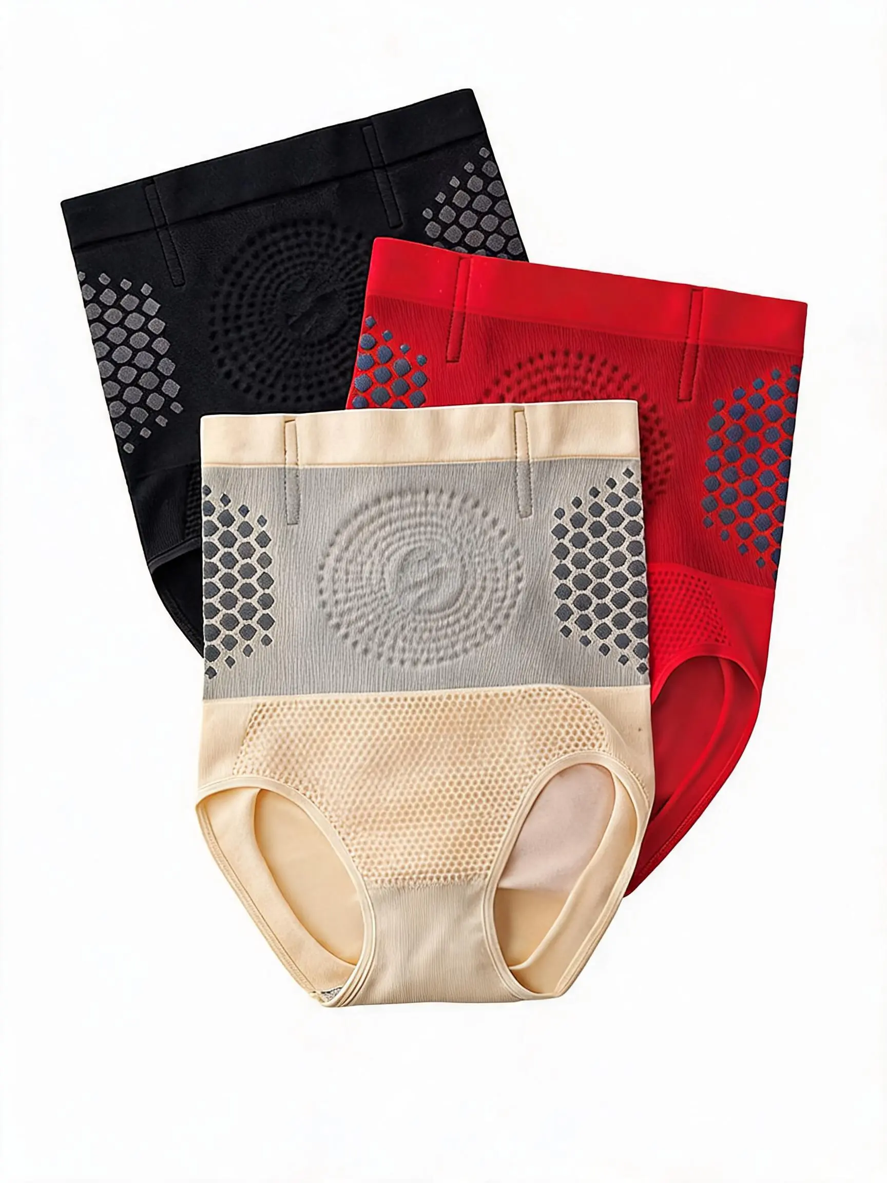 High-Waisted Shapewear Shorts for Women, Plus Size Breathable Tummy Control Body Sculpting Underwear with Moringa & Berberine, Plussize