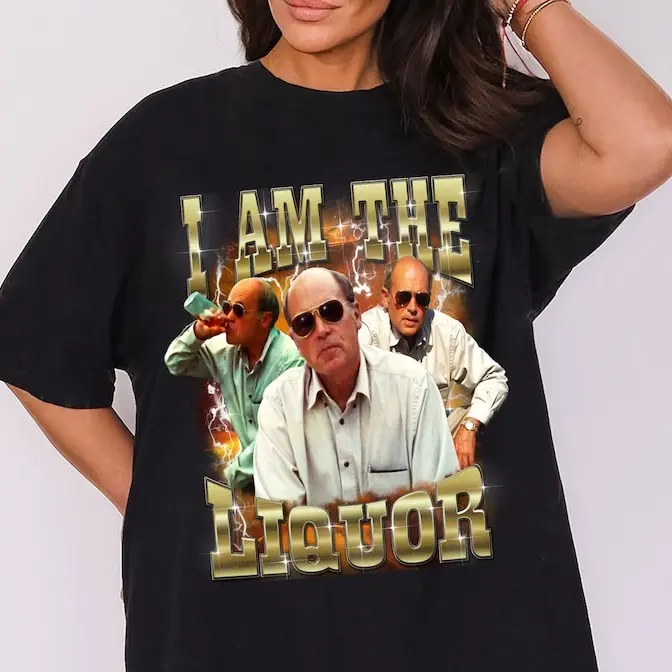 Vintage I Am the Liquor T-Shirt, Mr Jim Lahey I am the liquor shirt, Mr Jim Lahey tee, Funny Drinking Graphic Tee, Ironic Gift For Friends