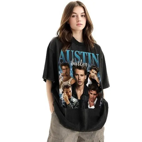 Vintage Unisex Austin Butler T-Shirt - 90s Retro Graphic Tee for Him and Her - Ideal Gift for Fans Tshirt